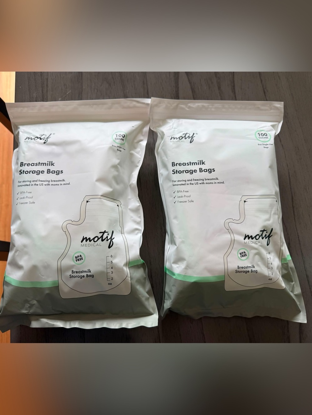 NEW sealed Motif Breastmilk Storage Bags - 200 Count